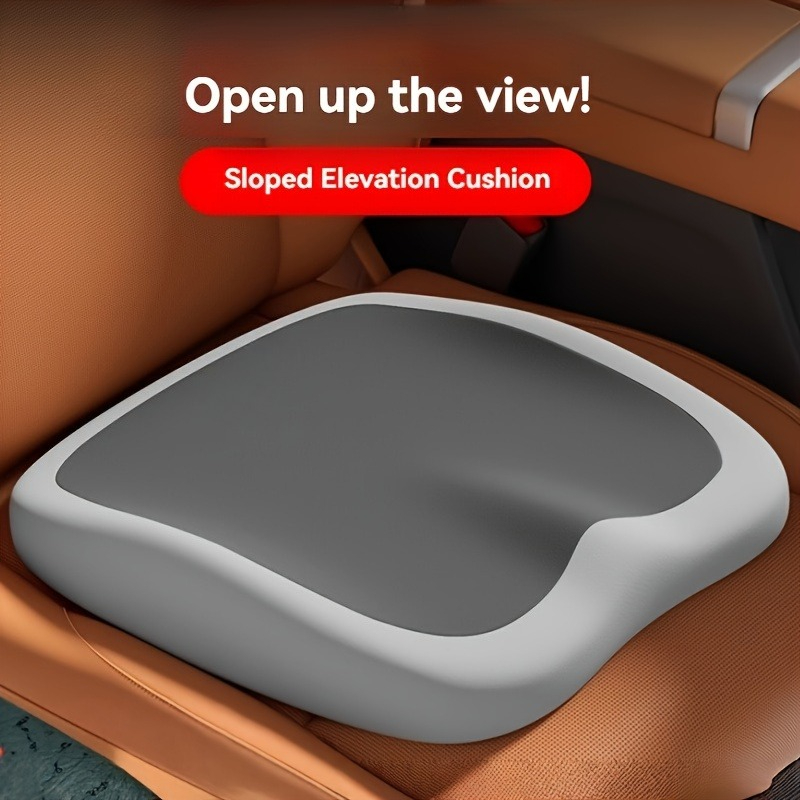 Office Chair Cushion - 人間工学に基づいたメモリーフォームシートクッション、運転席用シングルピースカーシートブースター、快適性とサポート力を向上、オフィスにも最適