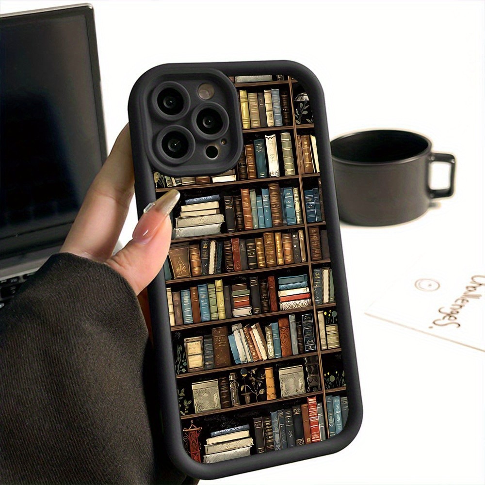 Bookshelf - ブックシェルフ型クリエイティブパターンのiPhoneケース iPhone 17 11 12 13