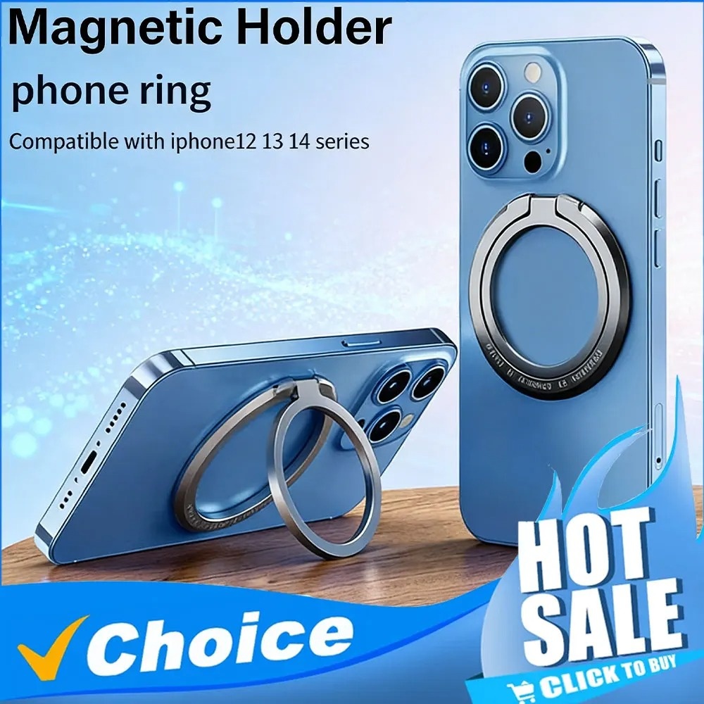 Mobile Pedestal Cabinet - 磁気式スマホリングホルダー 調整可能スタンド アクセサリー マグネットリングサポートブラケット iPhone Samsung