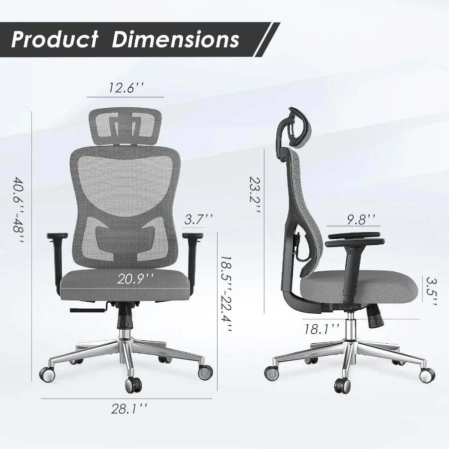 自宅でのオフィスワークやゲームに最適な、人間工学に基づいたデ - Office Chair のレビューと価格