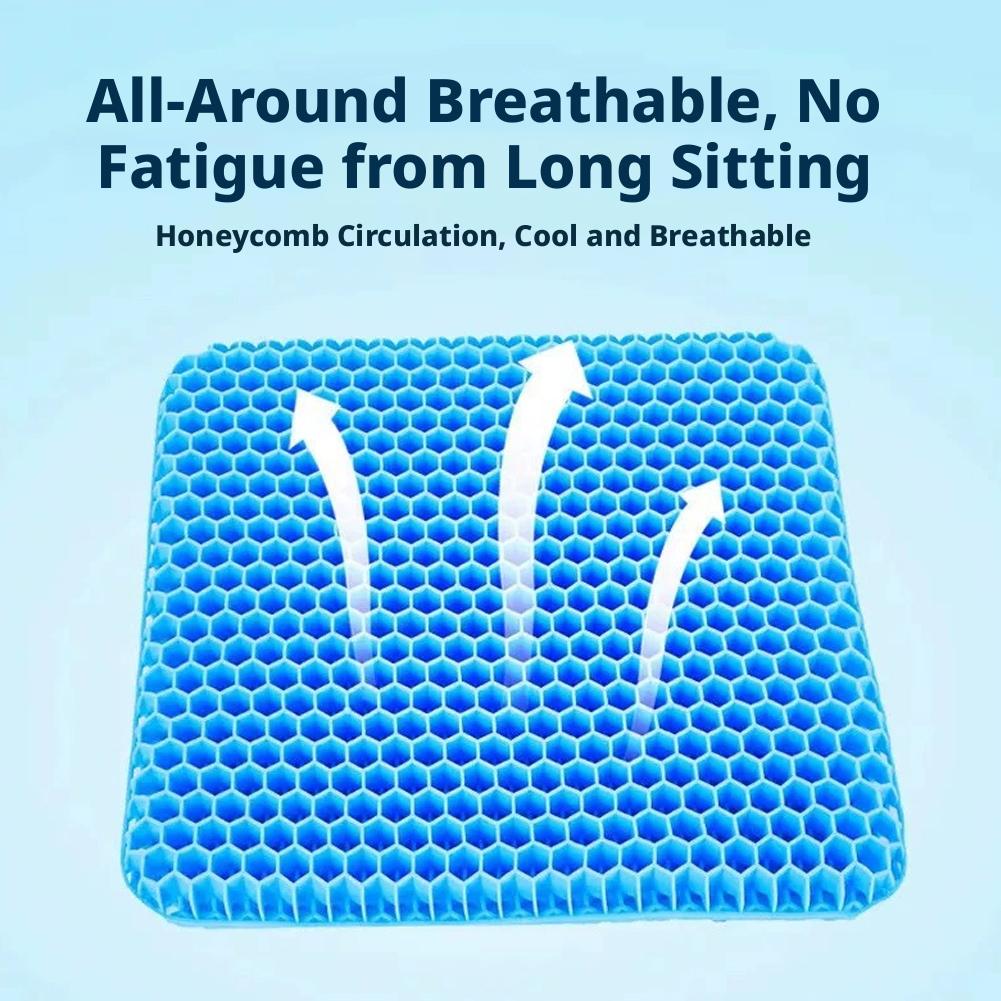 ユニバーサル冷却ジェルカーシートクッション、通気性のあるハニ - Office Chair Cushion のレビューと価格
