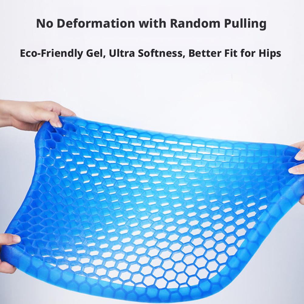 ユニバーサル冷却ジェルカーシートクッション、通気性のあるハニ - Office Chair Cushion のレビューと価格