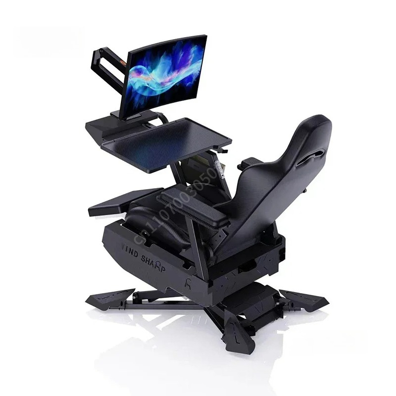 リクライニングゲーミングステーションコックピット、人間工学に - Standing Desk のレビューと価格
