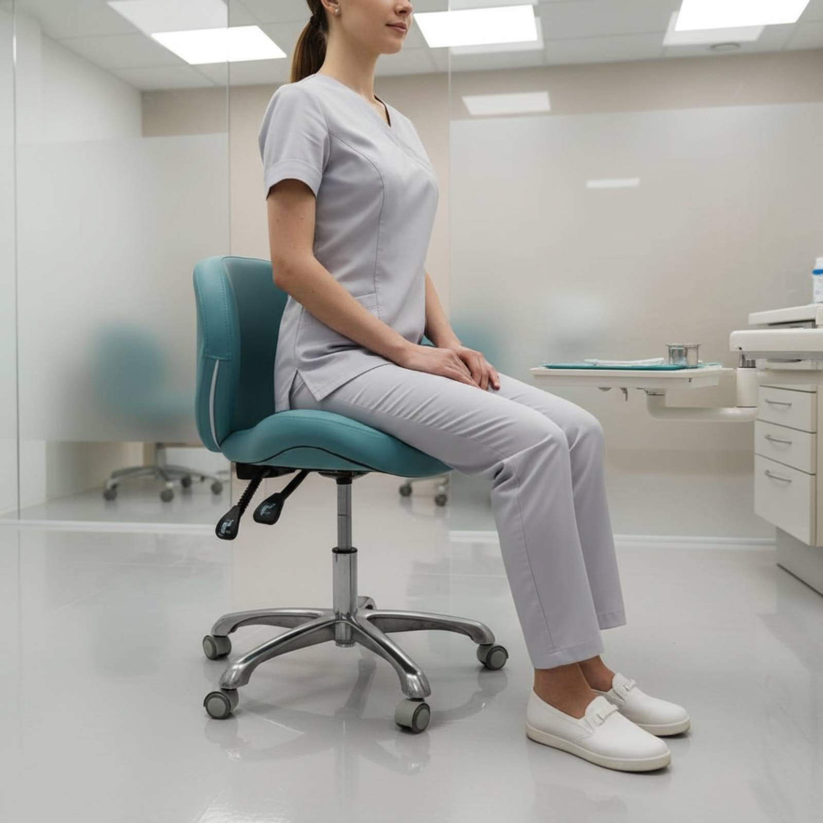 布張り回転椅子、クッション付き回転デスクチェア、モダンなオフ - Office Chair のレビューと価格