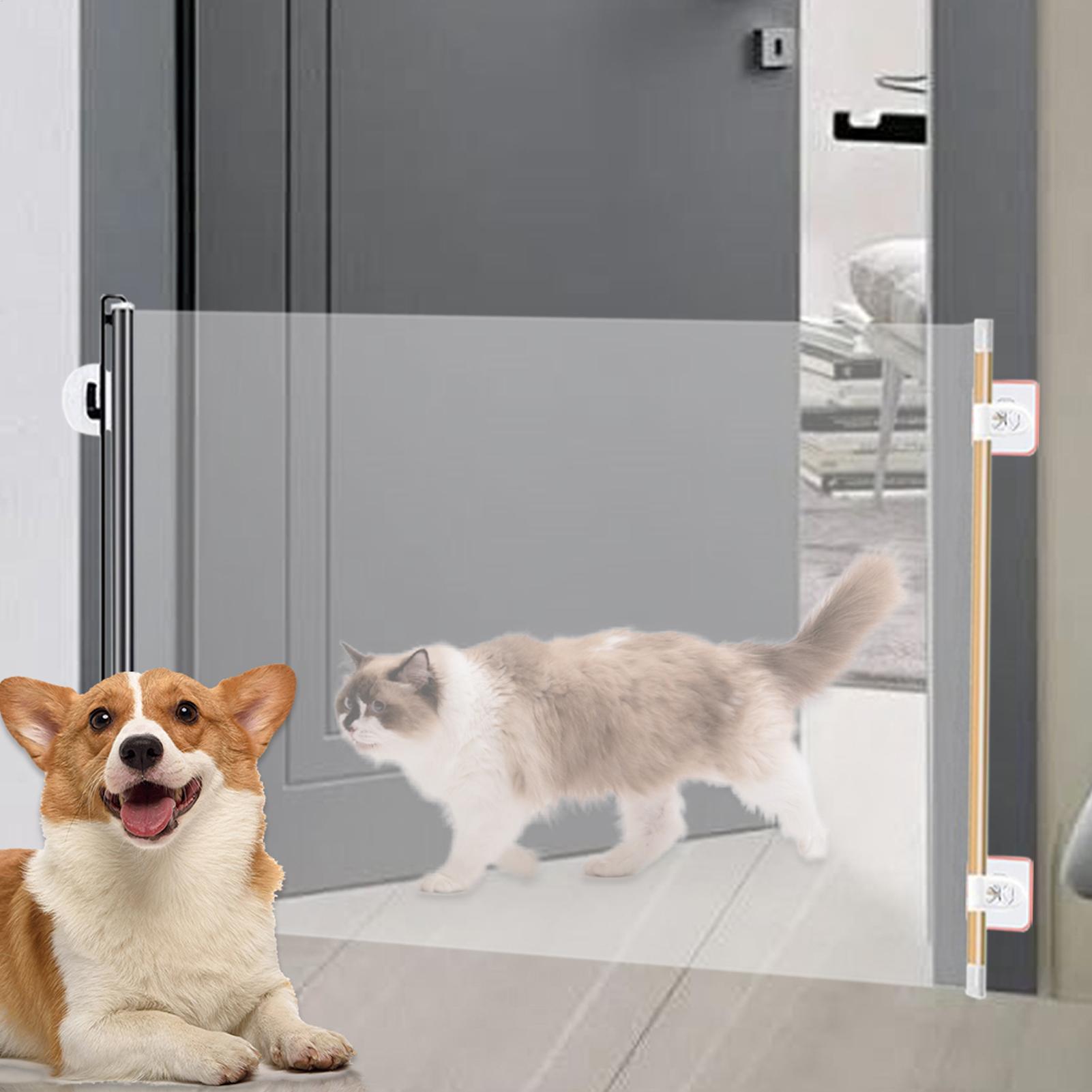ペットゲート格納式ポータブル格納式ゲート屋内スクリーンブロッ - Partition Screen Divider のレビューと価格