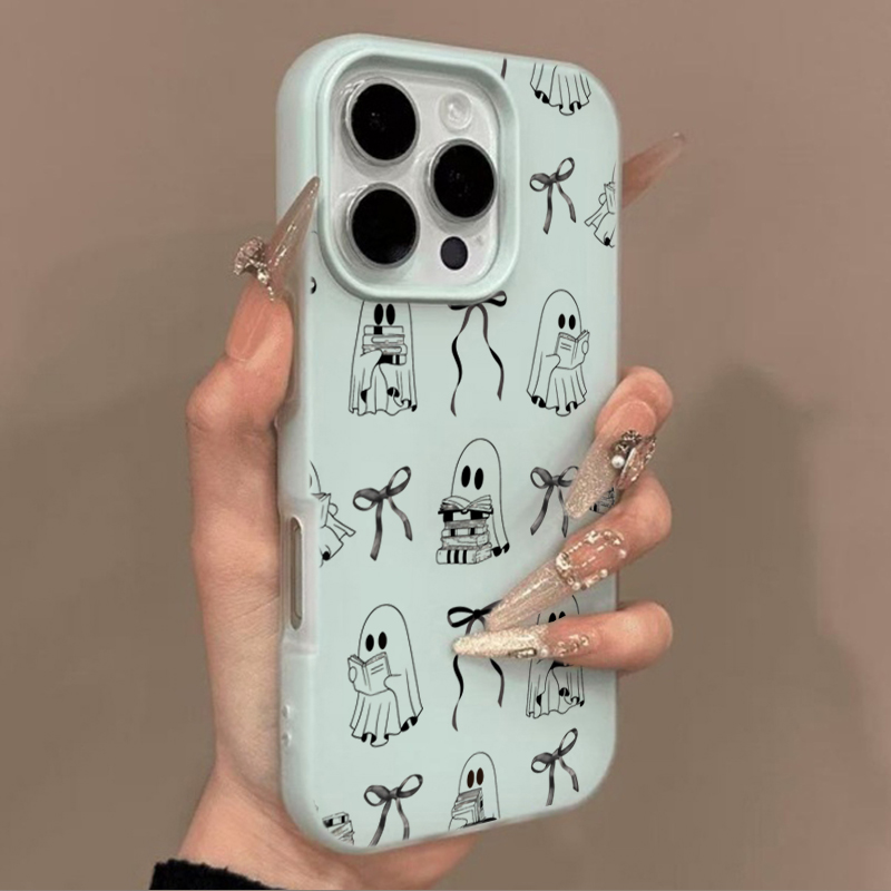 かわいいハロウィンブックゴーストボウのiPhoneケース i - Bookshelf のレビューと価格
