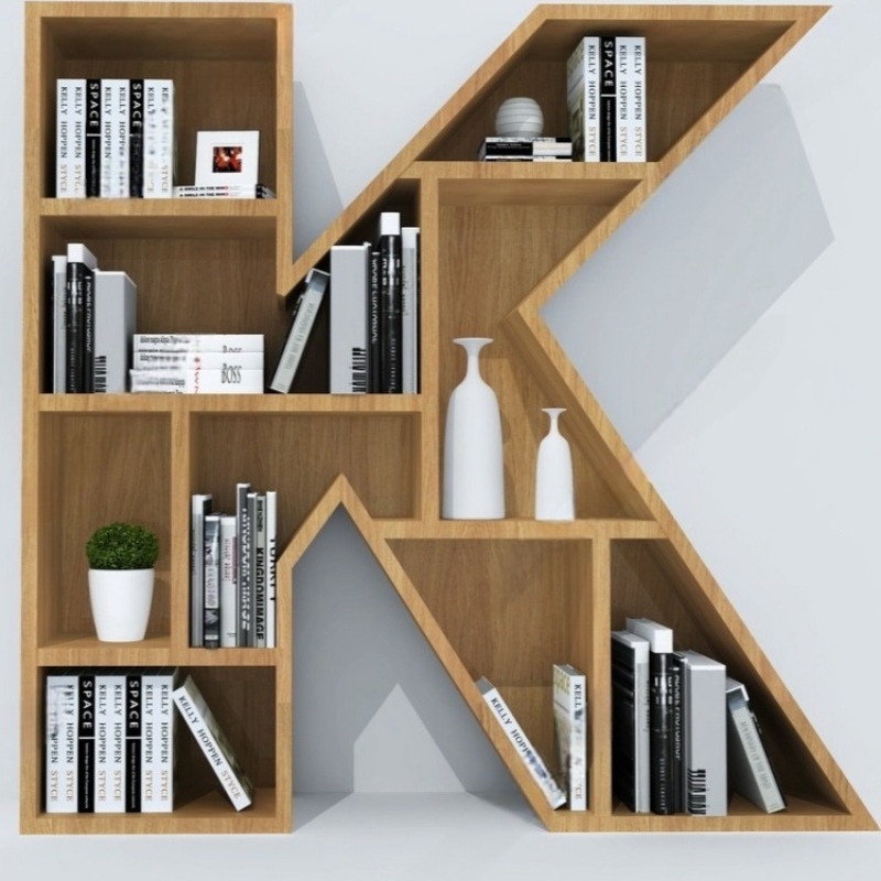 本棚の棚板、シンプルな無垢材製の本棚 - Bookshelf のレビューと価格