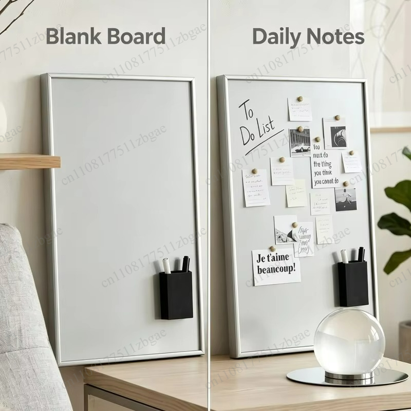 ペンホルダー付きの磁石式ホワイトボード。ミニマルなデザインで - Desk Organizer のレビューと価格