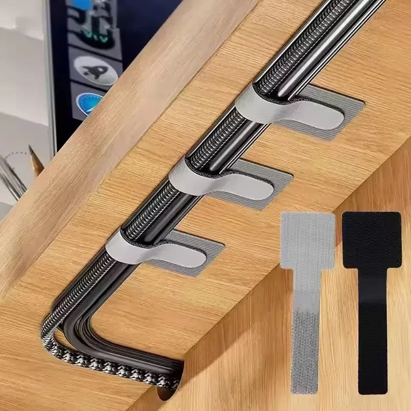 再利用可能なケーブル結束バンド、配線整理用、コードホルダー、 - Desk Organizer のレビューと価格