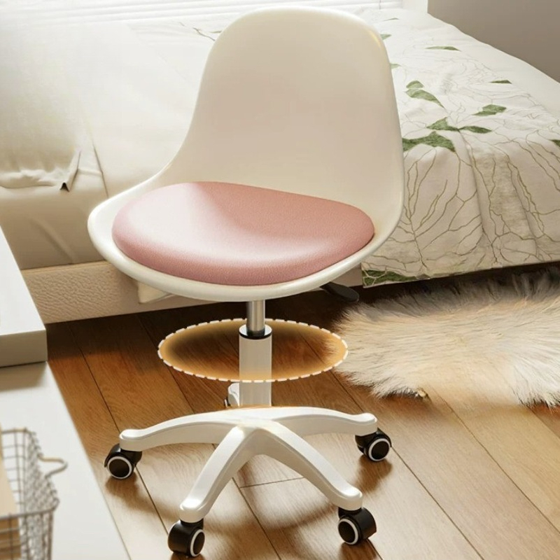 背の高い回転式バニティスツールオフィスキッズローリングバーバ - Office Stool のレビューと価格