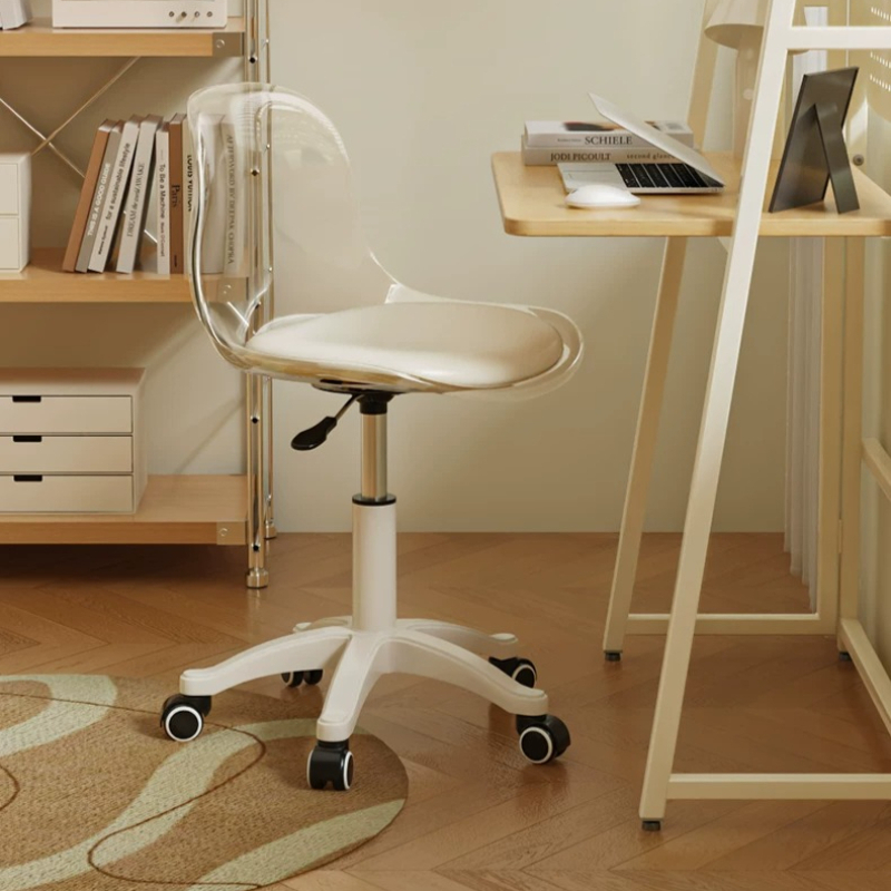 背の高い回転式バニティスツールオフィスキッズローリングバーバ - Office Stool のレビューと価格