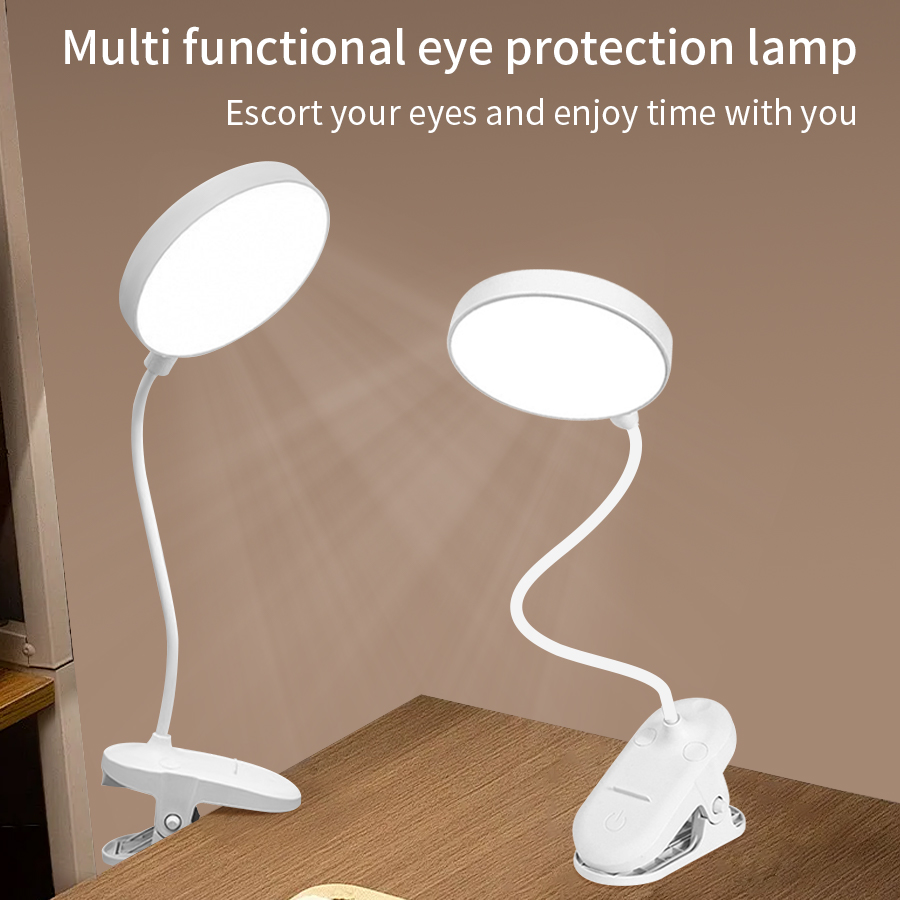 LEDクリップデスクランプ360 °   柔軟なタッチ調光機 - Desk Lamp のレビューと価格