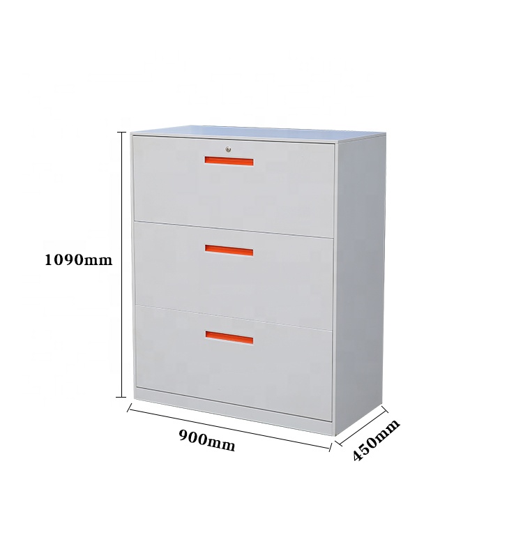 # JF-LC03N ノックダウン横型ファイリングキャビネッ - File Cabinet のレビューと価格